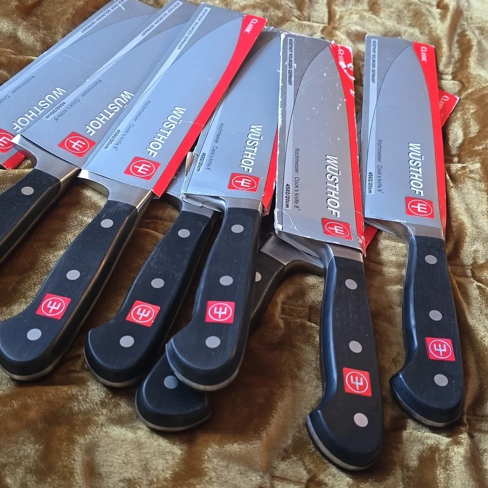 ❤️BUY 5 GET 3 FREE Wustof Classic Black Chef's Knife 8